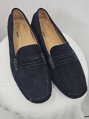 Rockport Men's Premium Winslow Comfort Loafers Dark Blue Size 15W